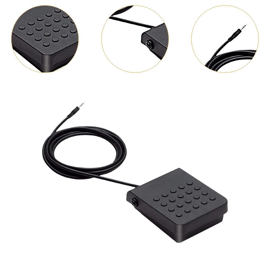 Sustain Pedal Universal Sturdy Nonslip Compact Foot Pedal for Keyboard