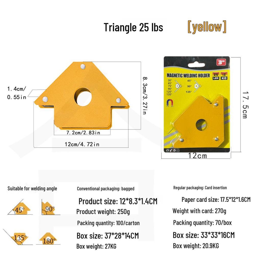 6-Piece Magnetic Welding Positioner Set