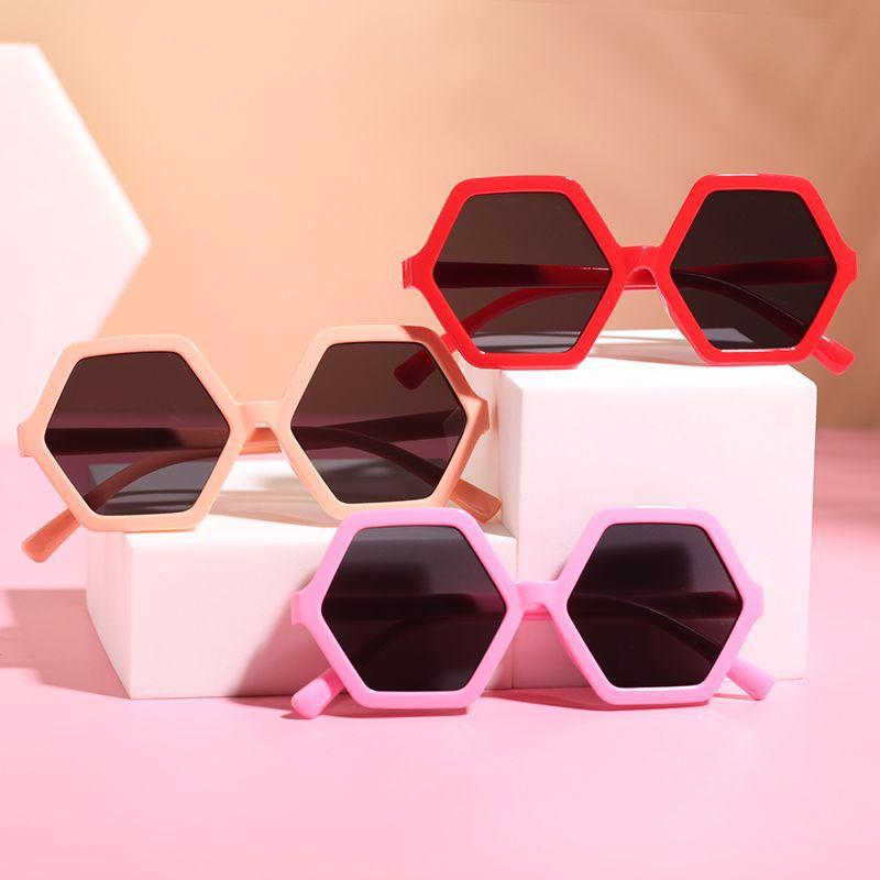 Irregular Polygon Children'S Personalized Sunglasses Sunshade Uv Protection Men And Women Children Sunglasses Baby Glasses Tide
