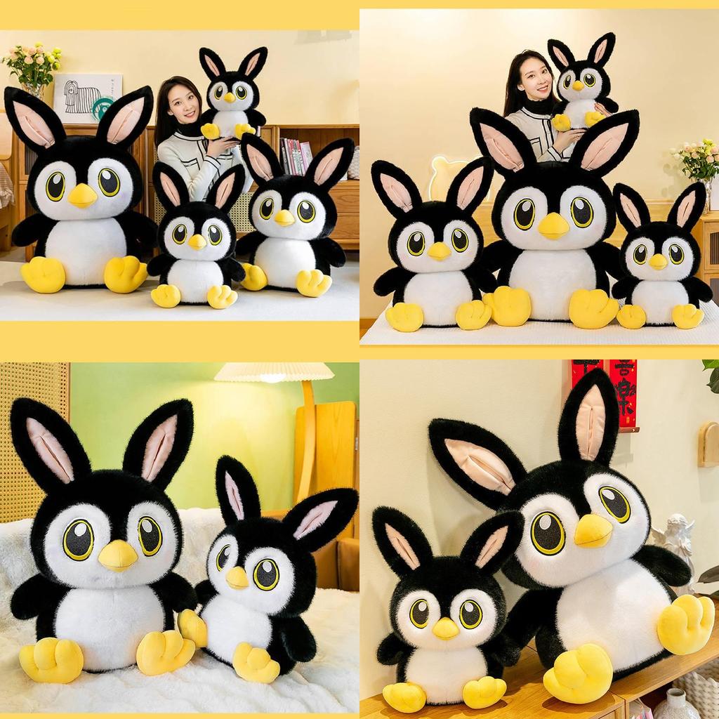 Adorable Wake-up Penguin Plush Toy For Kids Perfect Birthday Gift Soft Ocean Animal