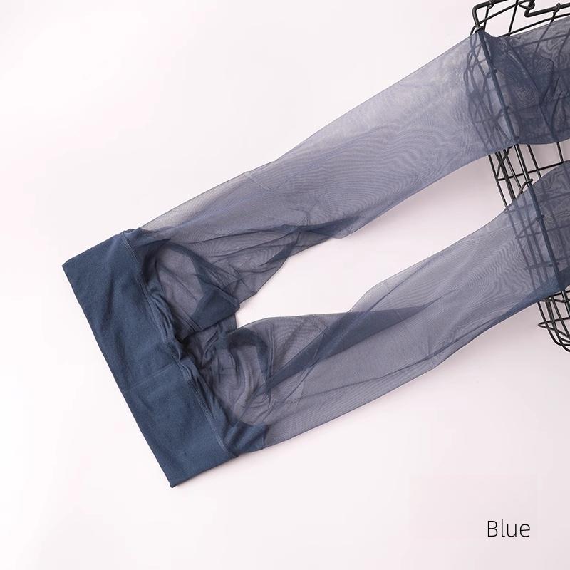 Neue 2D Damenstrumpfhose Nahtlose Strumpfhose Ultra-Dünne Transparente Nylonstrumpfhose Durchsichtige Zehensocken Damen Sexy Strumpfhose Niedrige Taille S-XL gray