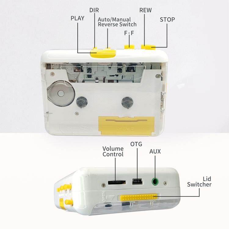 Factory Price OTG Cassette Player Tape to MP3 Converter