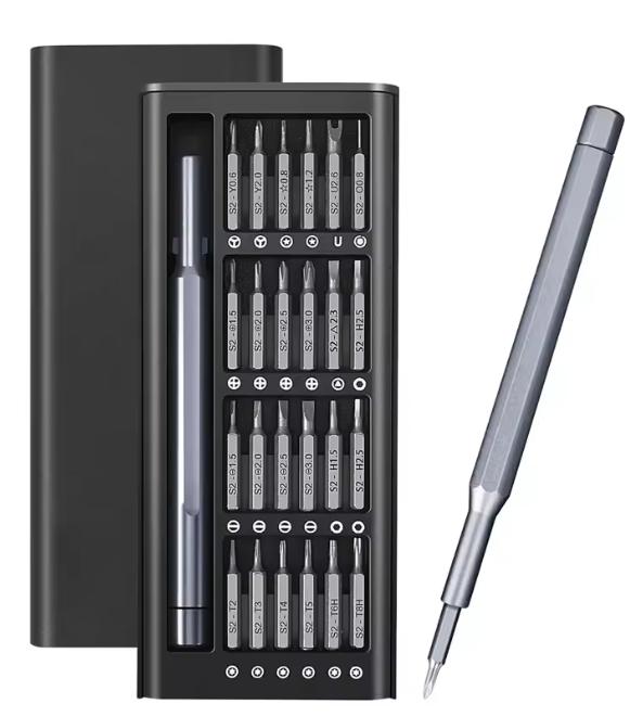 Набор прецизионных отверток 25 в 1 Phillips Torx шестигранная плоская головка магнитная отвертка головка для iPhone ПК часы камера очки