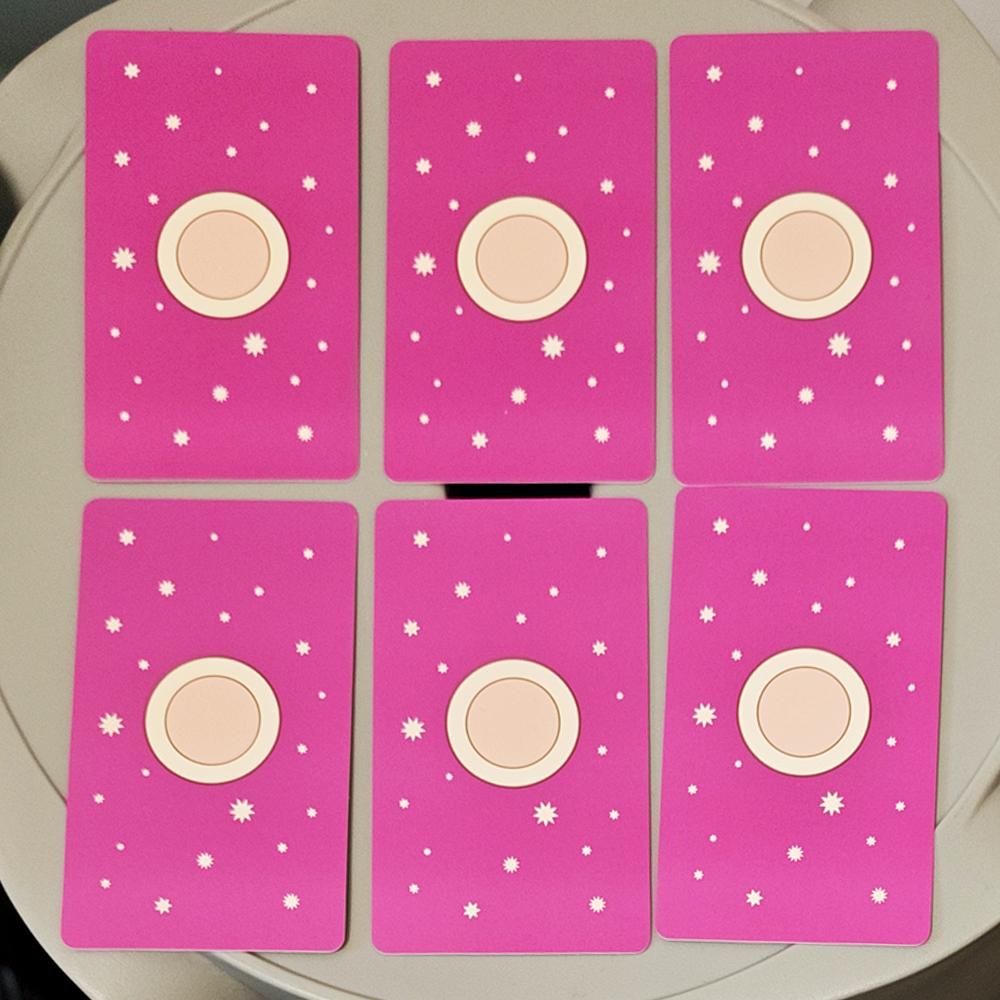 10.3*6cm Soulmate Love Message Oracle Deck 56 Heartfelt Romance Cards for Twin Flame Readings Elegant Pink Oracle Cards