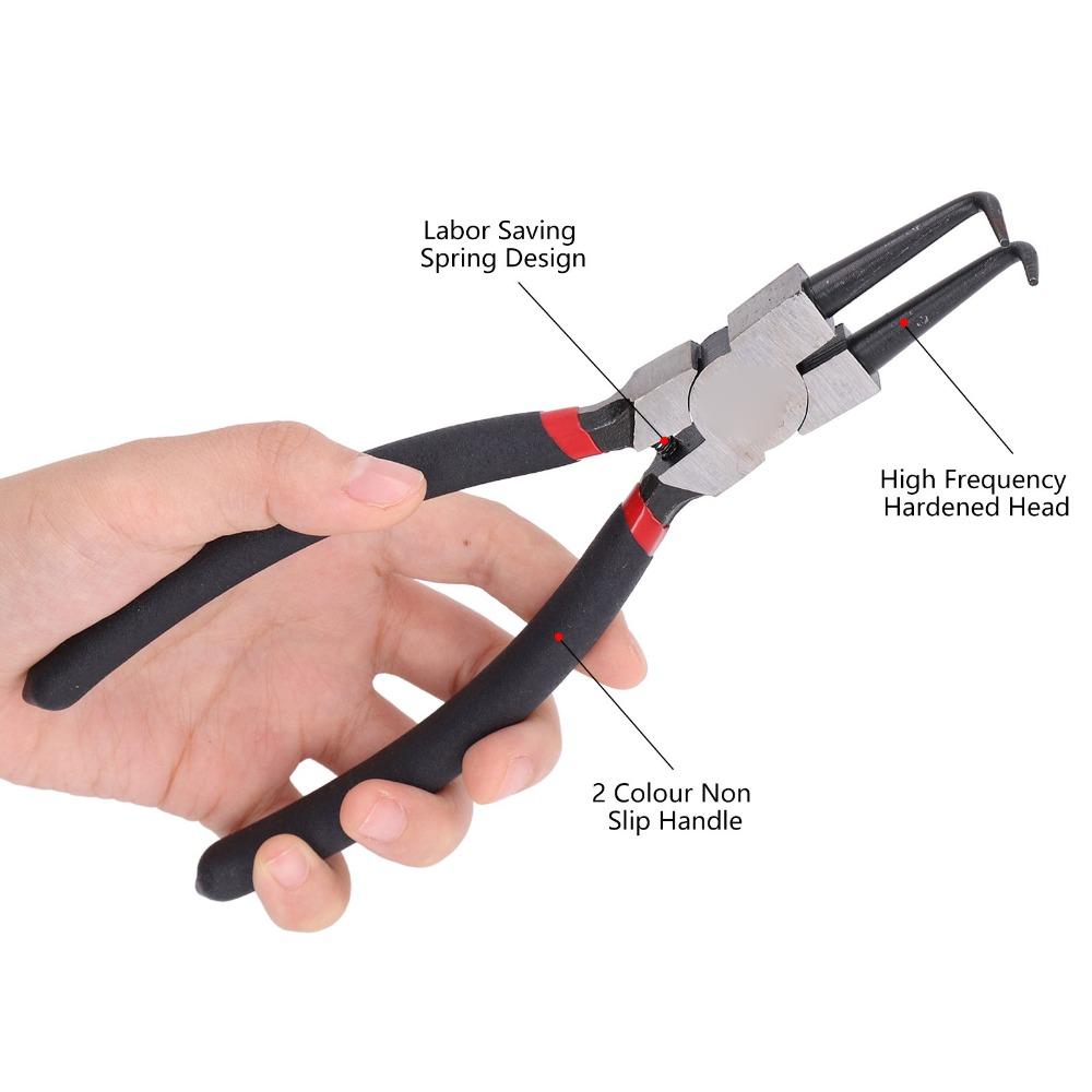 Heavy Duty Snap Ring Pliers Spring Loaded Retaining Ring Pliers For Installation Removal