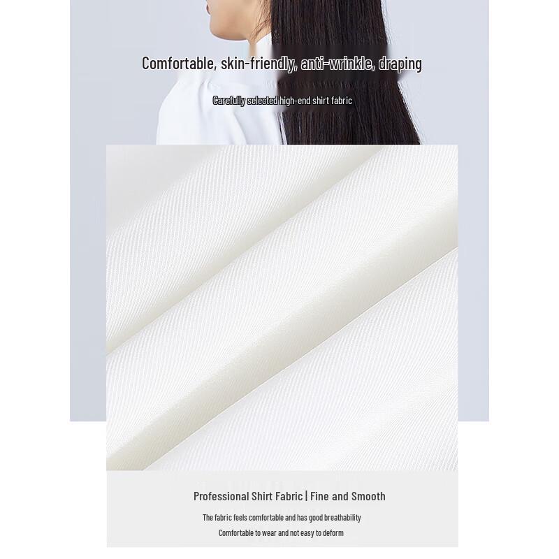 Women's Chiffon Bow Long Sleeve Professional Blouse