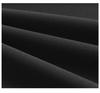 Black High-Waist A-Line Skirt for Women - Autumn 2023, Large Size, with Slit