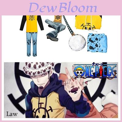 Cos One Piece Trafalgar D. Water Law Cosplay Costume