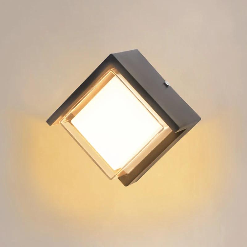 LED Wall Lamp Lighting 12W Warm White for Indoor Outdoor Home Decoration Light
