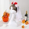 Stylish Headbands Beautiful Halloween Headdress Ornament Stylish Rose Headpiece for Party Dress Up