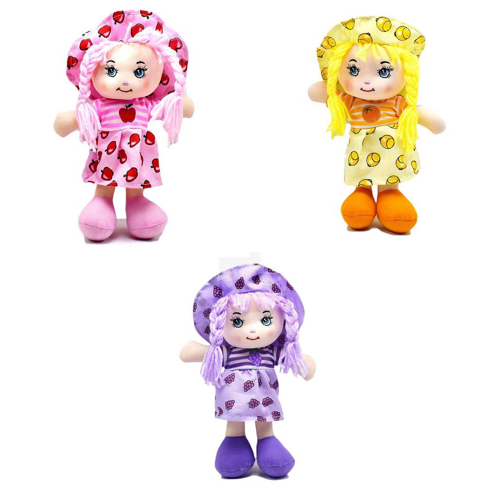 25cm Plush Doll With Fruit Outfit Non-cartoon Design Ideal Gift For Girls Wholesale