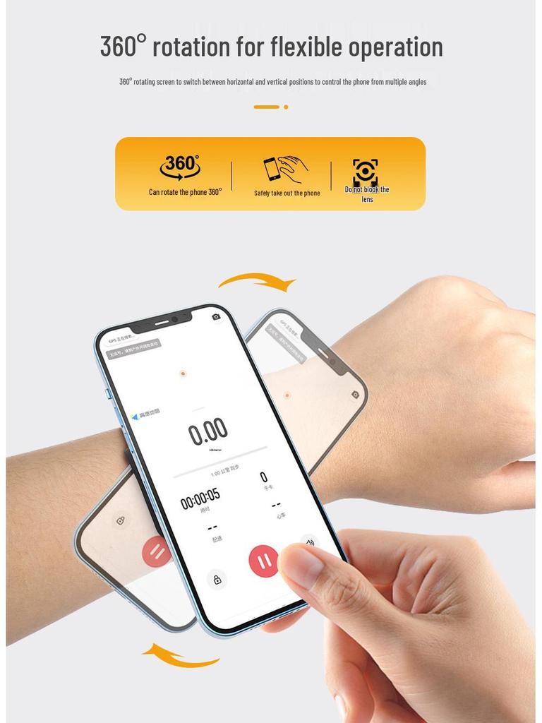 Quick-Lock Multifunctional Sports Armband Phone Holder for Men & Women