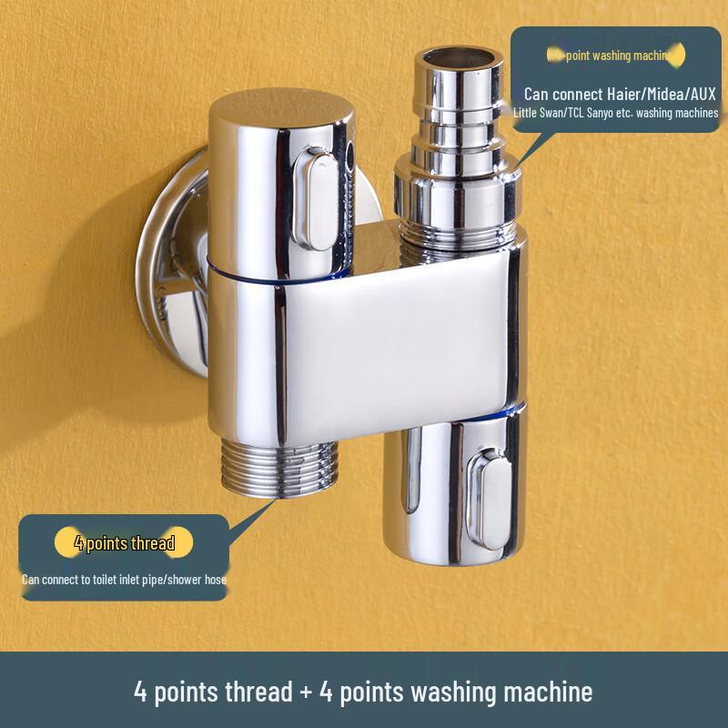 VEMUSE Toilet Spray and Washing Machine Faucet with Telescopic Spout