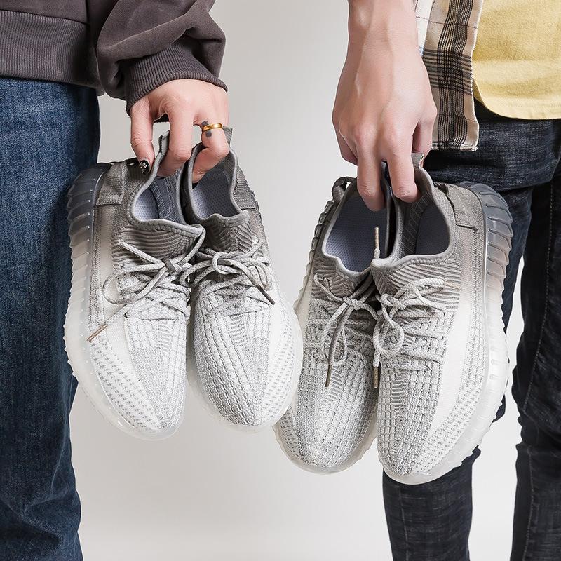 ins Korean version of popcorn fly-woven women's shoes spring new breathable sports shoes breathable couple coconut shoes women 355