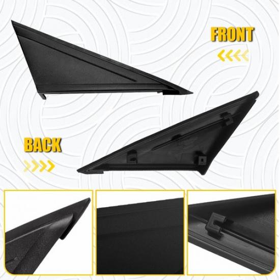 Passenger Mirror Corner Triangle Cover Pillar Trim For Ford Focus EOOH