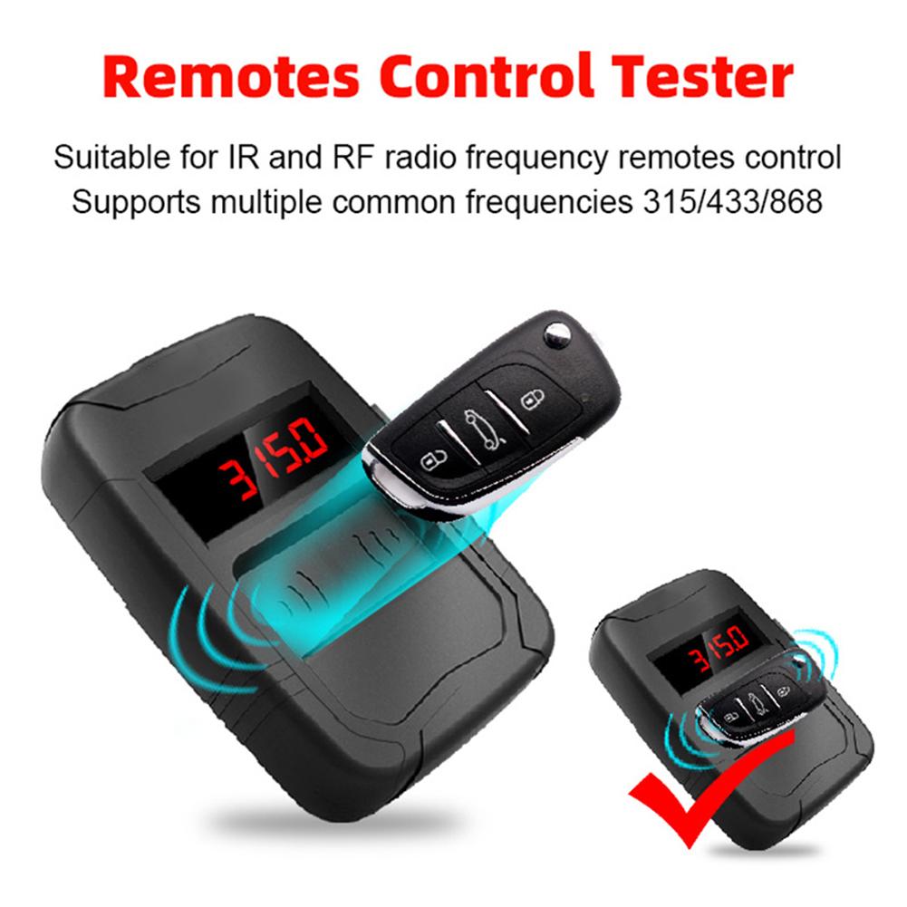 10MHz~1000MHz Remote Key Frequency Tester With Display Portable Signal Car Frequency Counter Infrared Signal Detection China Mainland