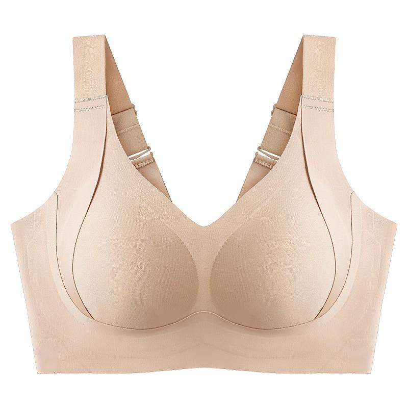 

Регулируемый бюстгальтер Женская коллекция Аксессуар Бюстгальтер Большого размера Бюстгальтер против провисания 5XL бежевый