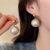 Elegant Round Shape Simulated Pearls Earrings Hanging Drop Jewelry Drop Earrings Vintage Earrings Daily Wear