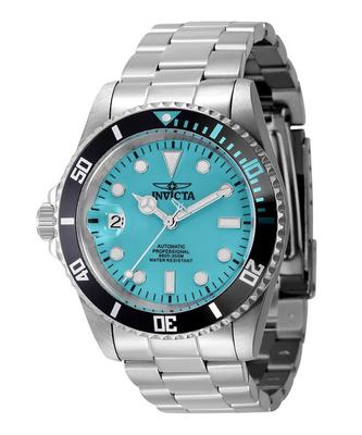 Pro Diver Lefty Stainless Steel Turquoise Dial Automatic Diver's INV44045 200M Men's Watch
