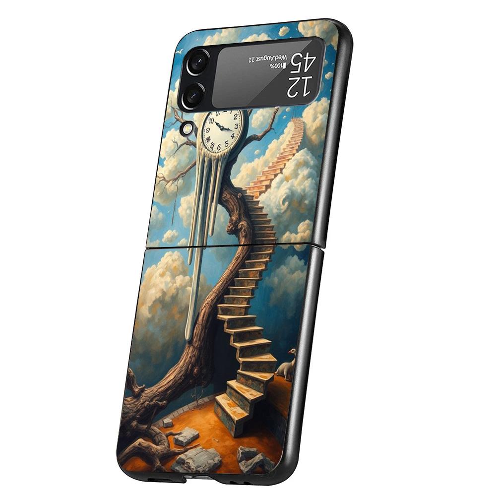 Coque de téléphone Art Salvador Dali Pour Samsung Galaxy Z Flip 7 6 5 4 3 5G Housse ZFlip7 ZFlip6 ZFlip4 ZFlip5 ZFlip3 Coque Fundas Galaxy