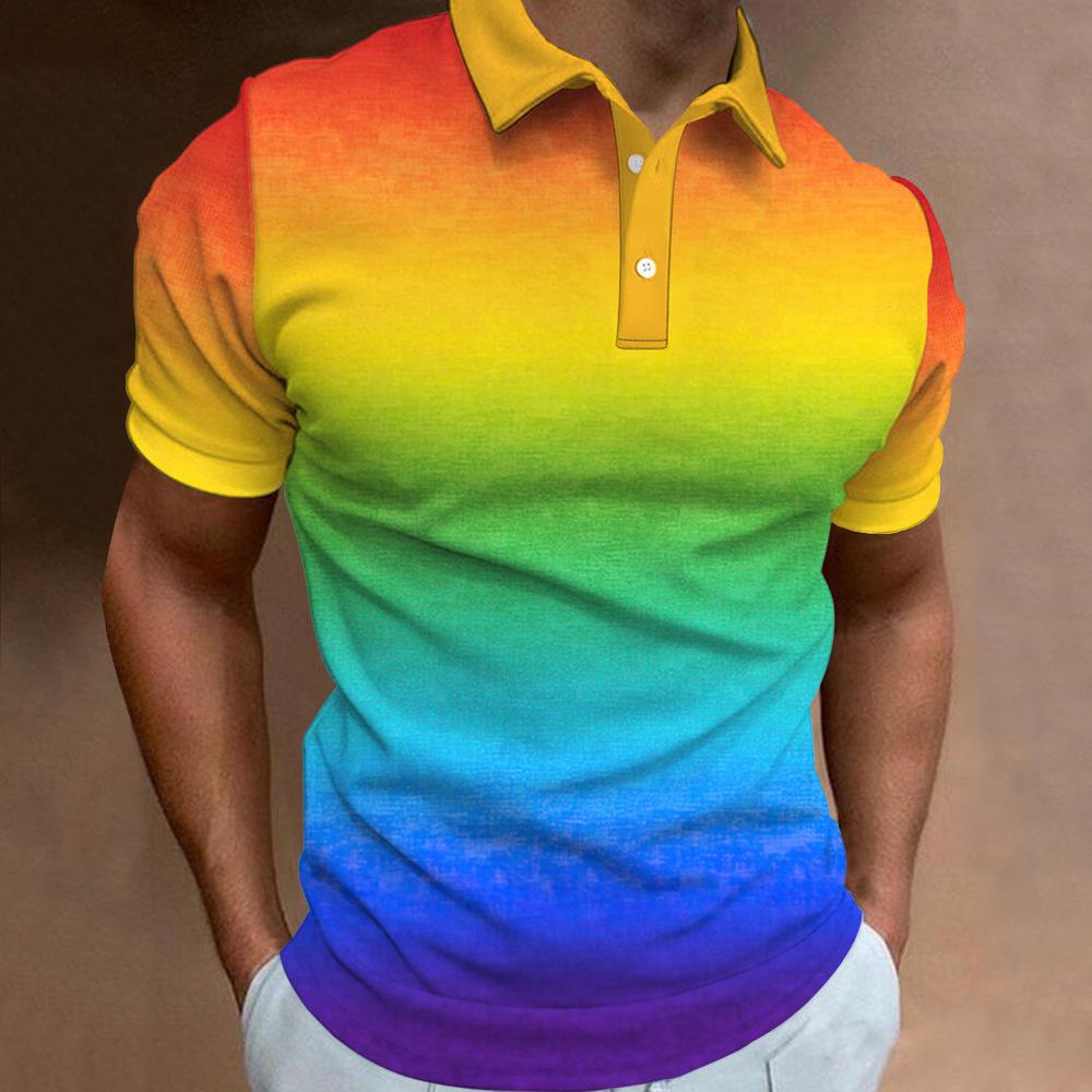 Must-have short-sleeve polo shirt, casual and trendy for daily use.