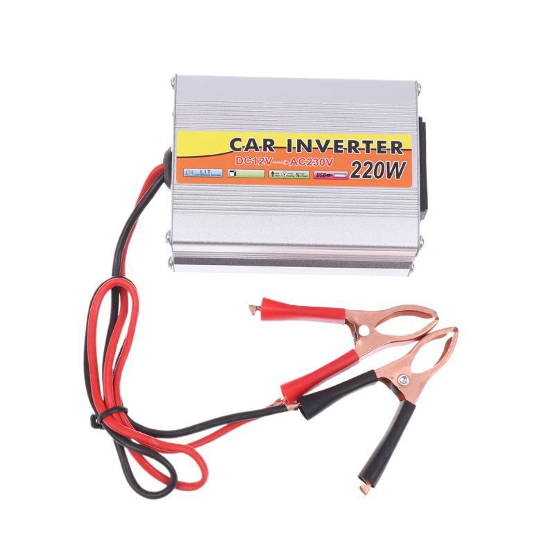Portable Pure Sine Car Wave Inverter Dc 12 V Volt 24V To Ac 220V 220W 500W 1000W Power Bank Converter Solar Correction Wave