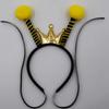 Bee Headband with Fluffy Ball Antennae for Kids & Adults