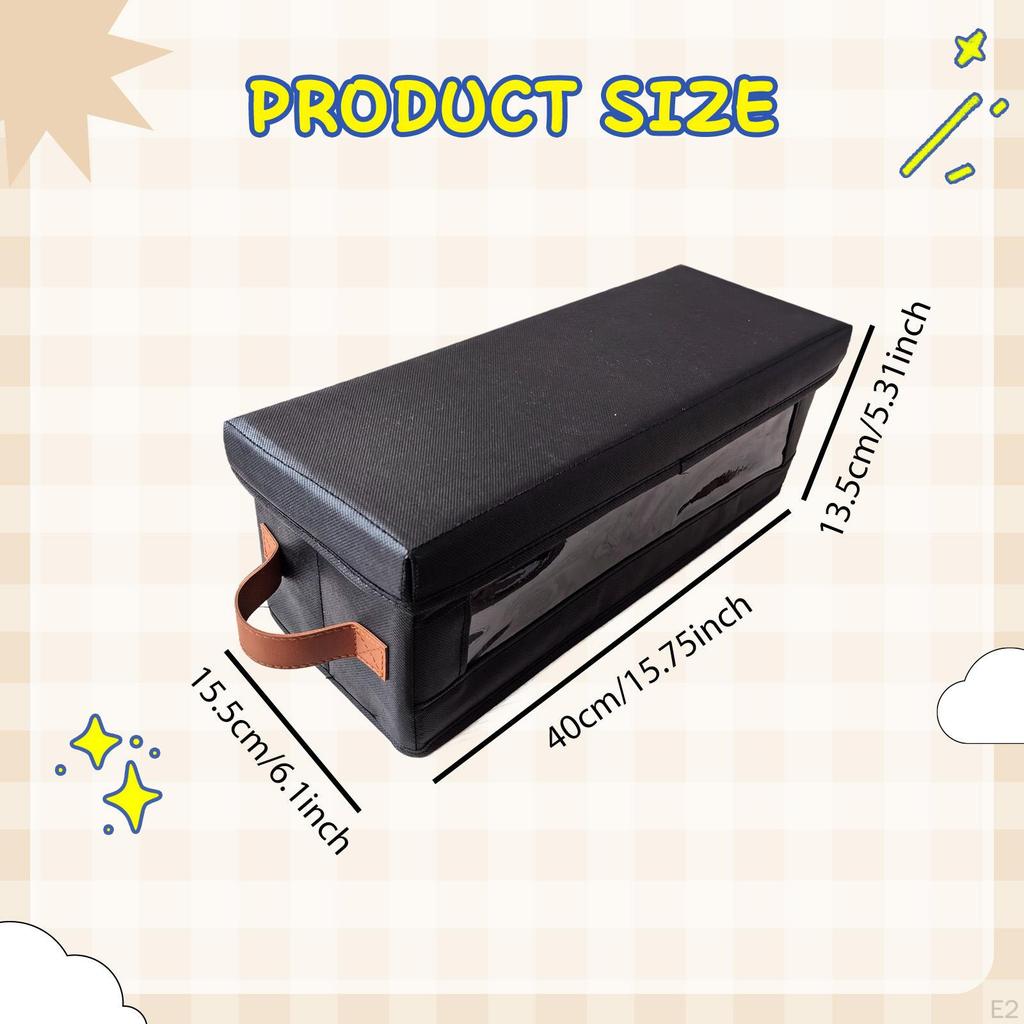 CD Storage Box,Movie Shelf Organizer,Practical Foldable Case Holder Disc for Video Game