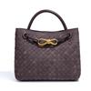 Woven Metal Rope Buckle Multi-Use Tote: Large Capacity Handbag & Crossbody Bag