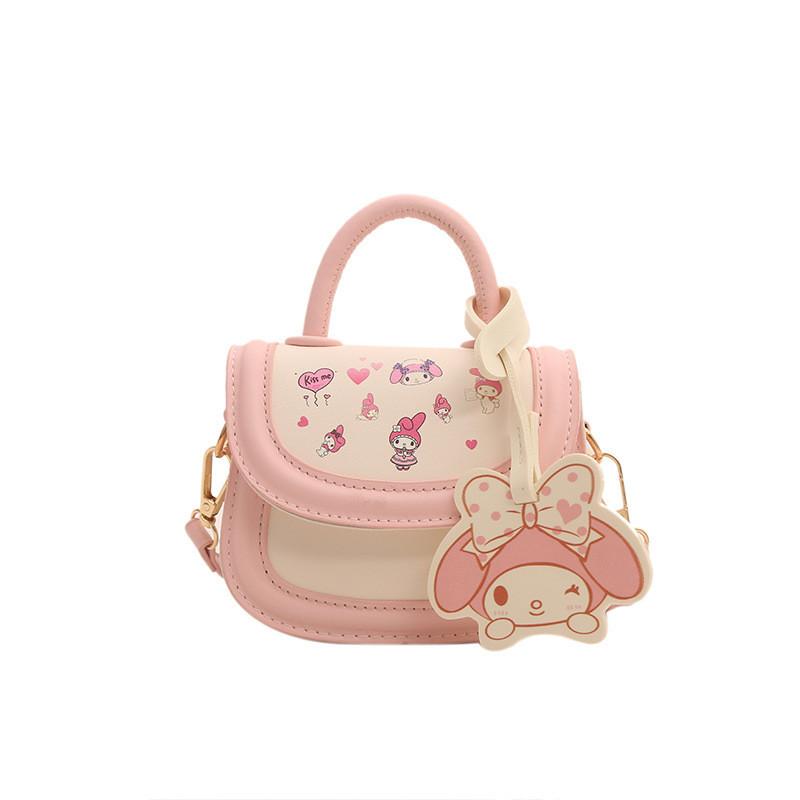 Mini Cartoon Princess Handbag For Girls Stylish Cute Lightweight And Waterproof Pu Material