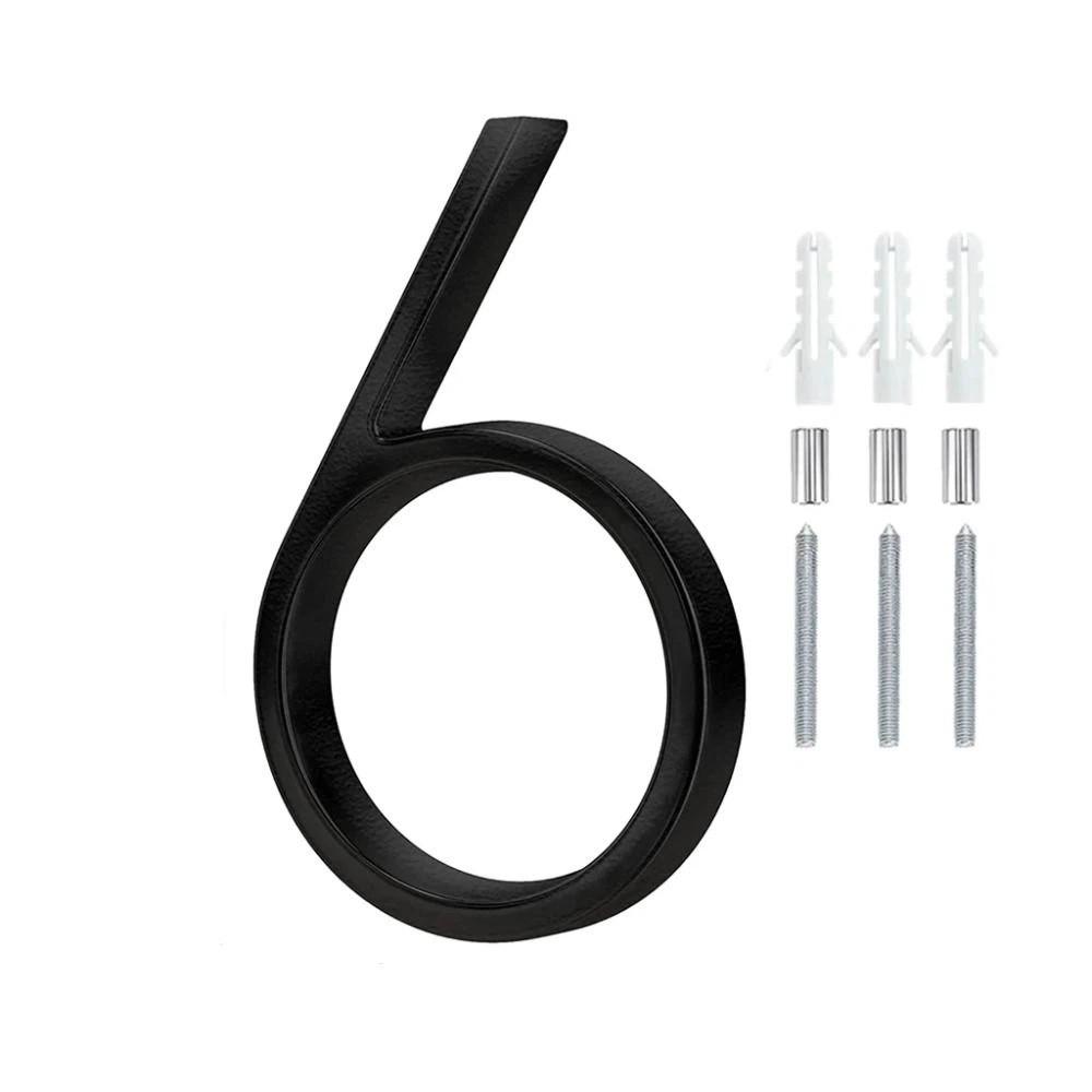 Outdoor Use Metal House Numbers Modern Design House Number Sign  Yard Decoration