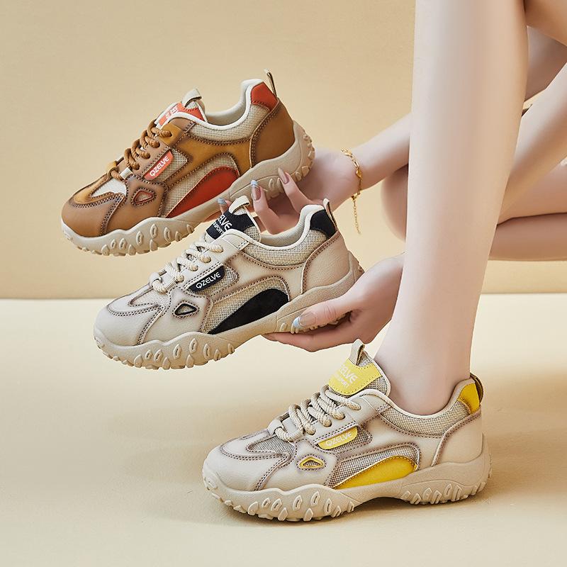New Dad Shoes for Women In Summer Student Sports Running Leisure Mesh Breathable