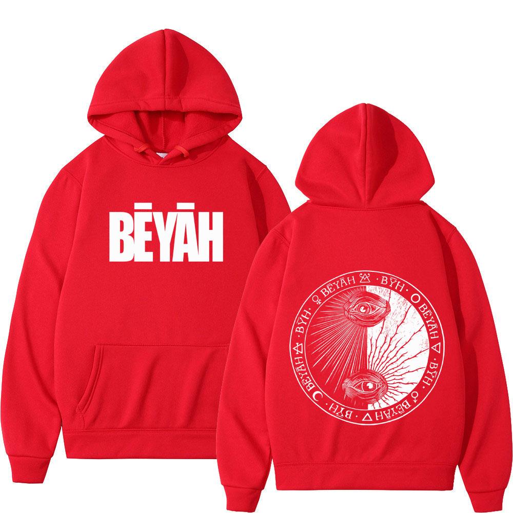 Rapper Letter Print Hoodie Men Women Fashion Pullover Long Sleeves Loose Casual Vintage Oversized Comfort Sweatshirts