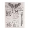 Clear Stamps Gear Road Sign Silicone Clear Stamp Seals Transparent Stamps for DIY Scrapbooking Cards Making Photo Album Journal