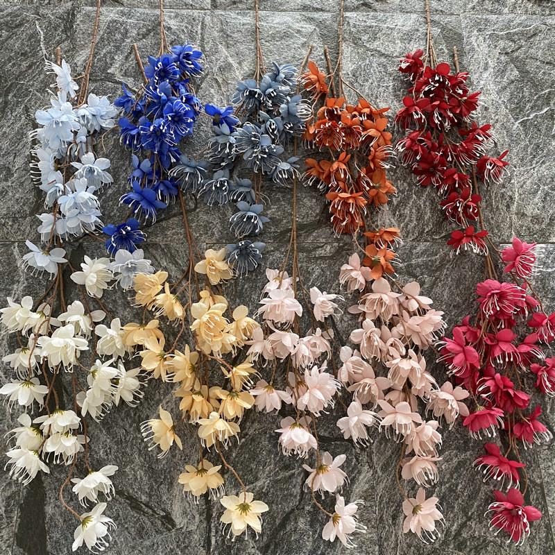 Simulated Areca Flowers Wedding Decoration Realistic Photography Prop Backdrop