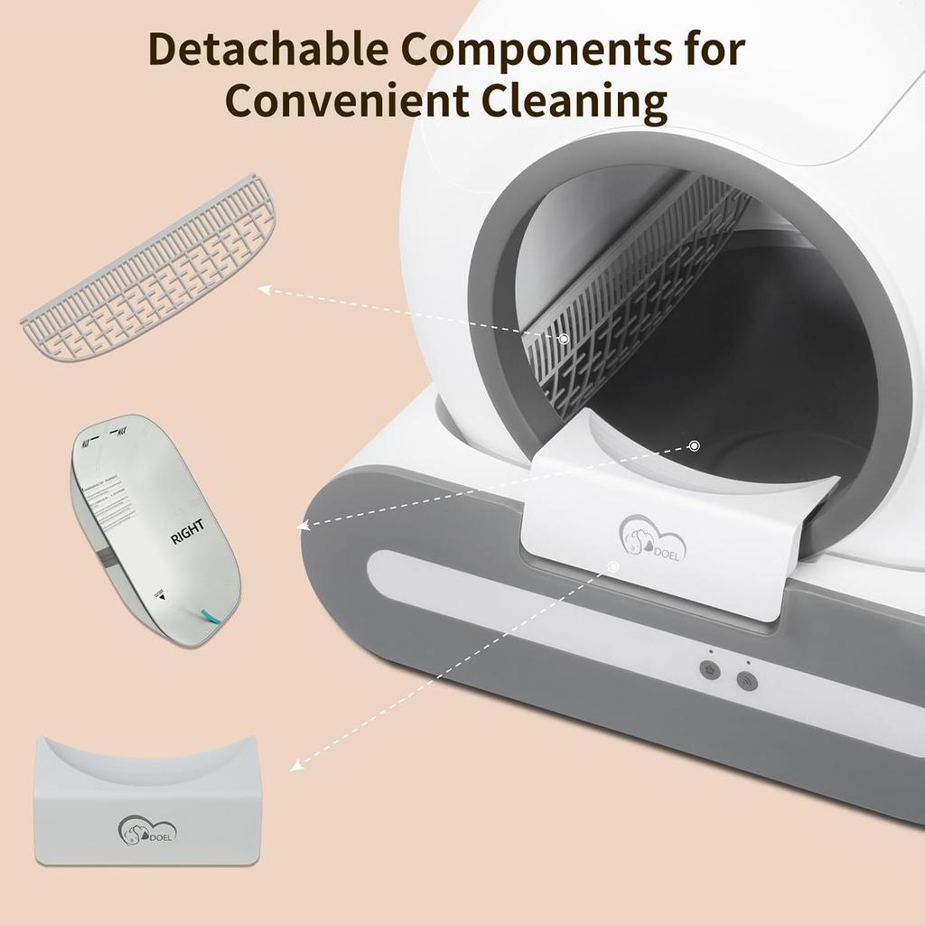 Arenero Para Gatos Automatico Smart Cat Litter Box Easy Clean One Piece Design EU Stock Available Dropshipping