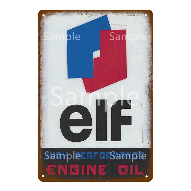 Mobil 1 Racing Motor Oil Vintage Plaque Tin Sign Rocket Metal Sign Wall Decor For Garage Car Shop Plate Race Fuel Poster YK065