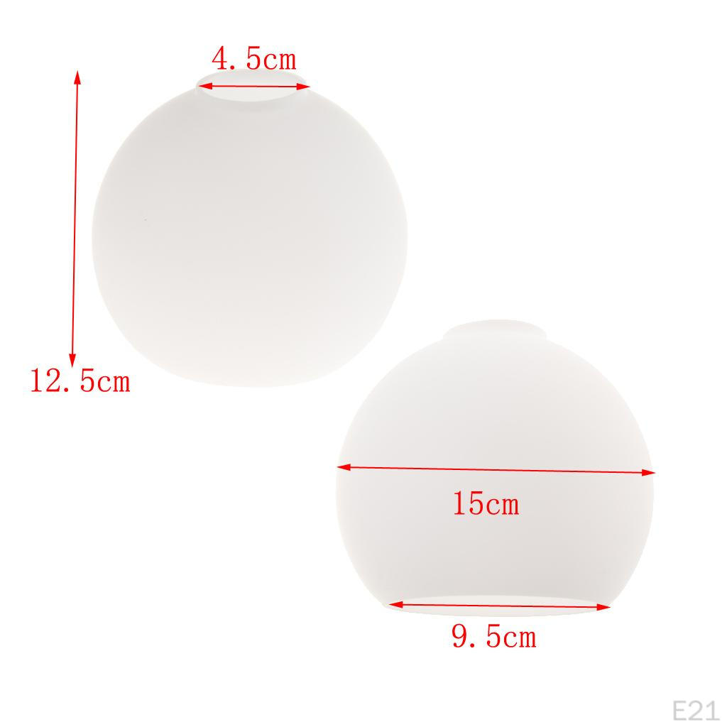 Ceiling lamp -day cover lighting E27 E14 glass high resistance to temperatures