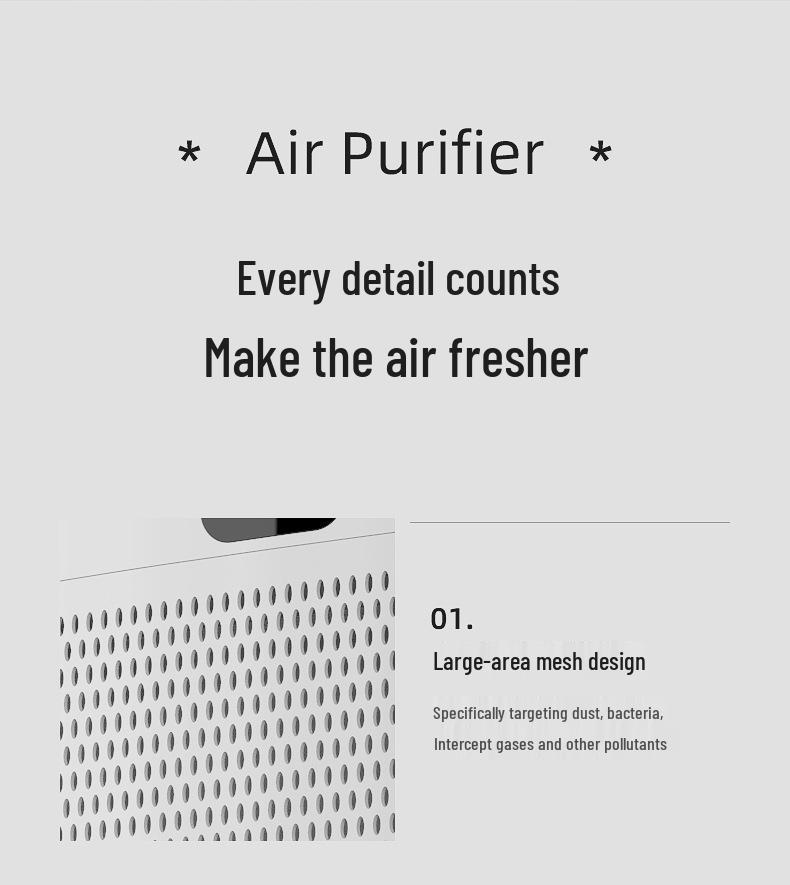 Global Smart Air Purifier: Eliminates Formaldehyde, Secondhand Smoke & Haze for Home & Office - US, EU, UK Compatible