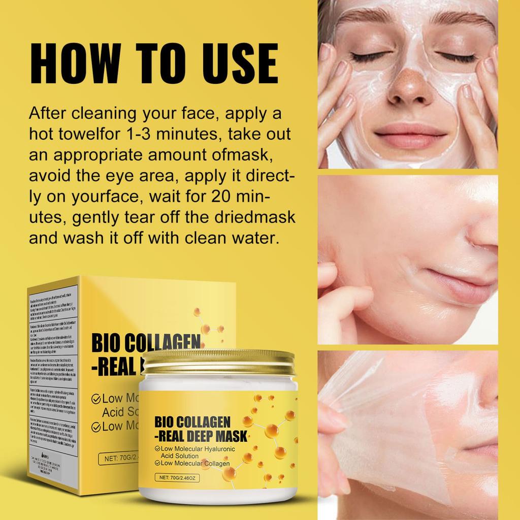 Hydrating And Moisturizing Translucent Mask Collagen Deep Peeling Mask 70g