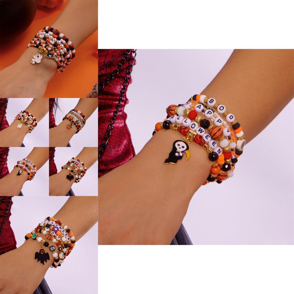 Halloween Ghost Death God Alloy Pendant Set Handcrafted Jewelry For Men And Women