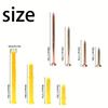 130PCS Small Yellow Croaker Expansion Tube Set Nylon Expansion Anchor Wood Screw Combination Box