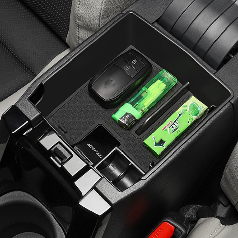 For Toyota Corolla Cross E210 2018~2025 Car Center Console ABS Tray Armrest Wallet Glasses Card Sundries Storage Box Accessories