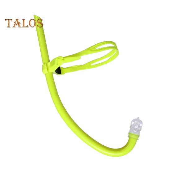 Snorkel Training Tube for Lap Swimming Diving Snorkel Breathing Tube with Headband Liquid Silicone Mouthpiece Snorkel Tube for Adult Kids