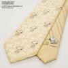 Peanuts Snoopy Tie PND48164 Yellow SNOOPY Business Brand Tie Gift