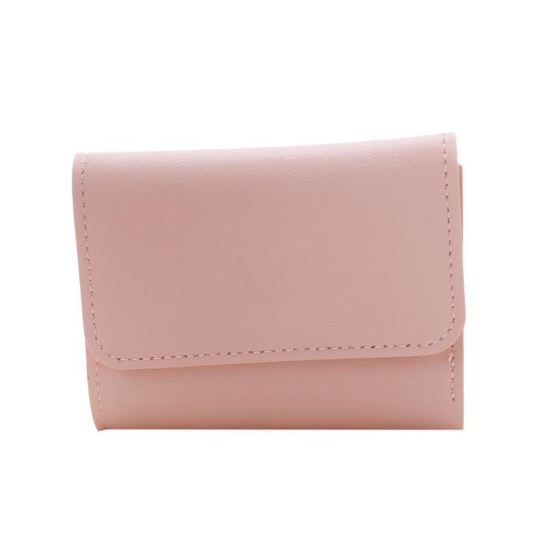 Simple Short Wallet for Women Fashion Ultra Thin Ladies Card Holder Multi Function Change Purse Cute Elegant Slim Pocket