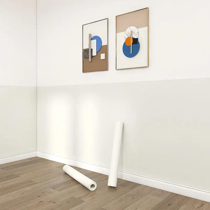 Korea Pink Waterproof Wallpaper Self-adhesive Home Bedroom Dormitory Room Wall Stickers Thickened Paste Table Cabinet Renovation