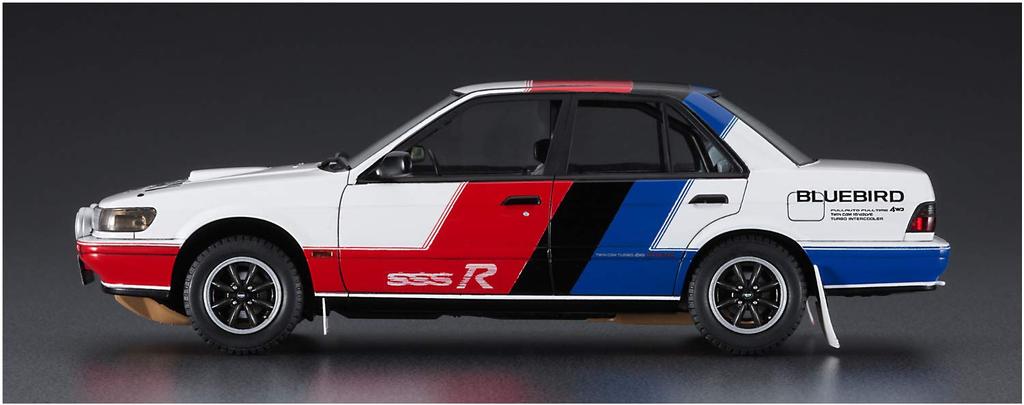 Hasegawa Historic Car Series Nissan Bluebird Sedan Early Plastic Model HC35 1/24 4-Door SSS-R (U12 Type)