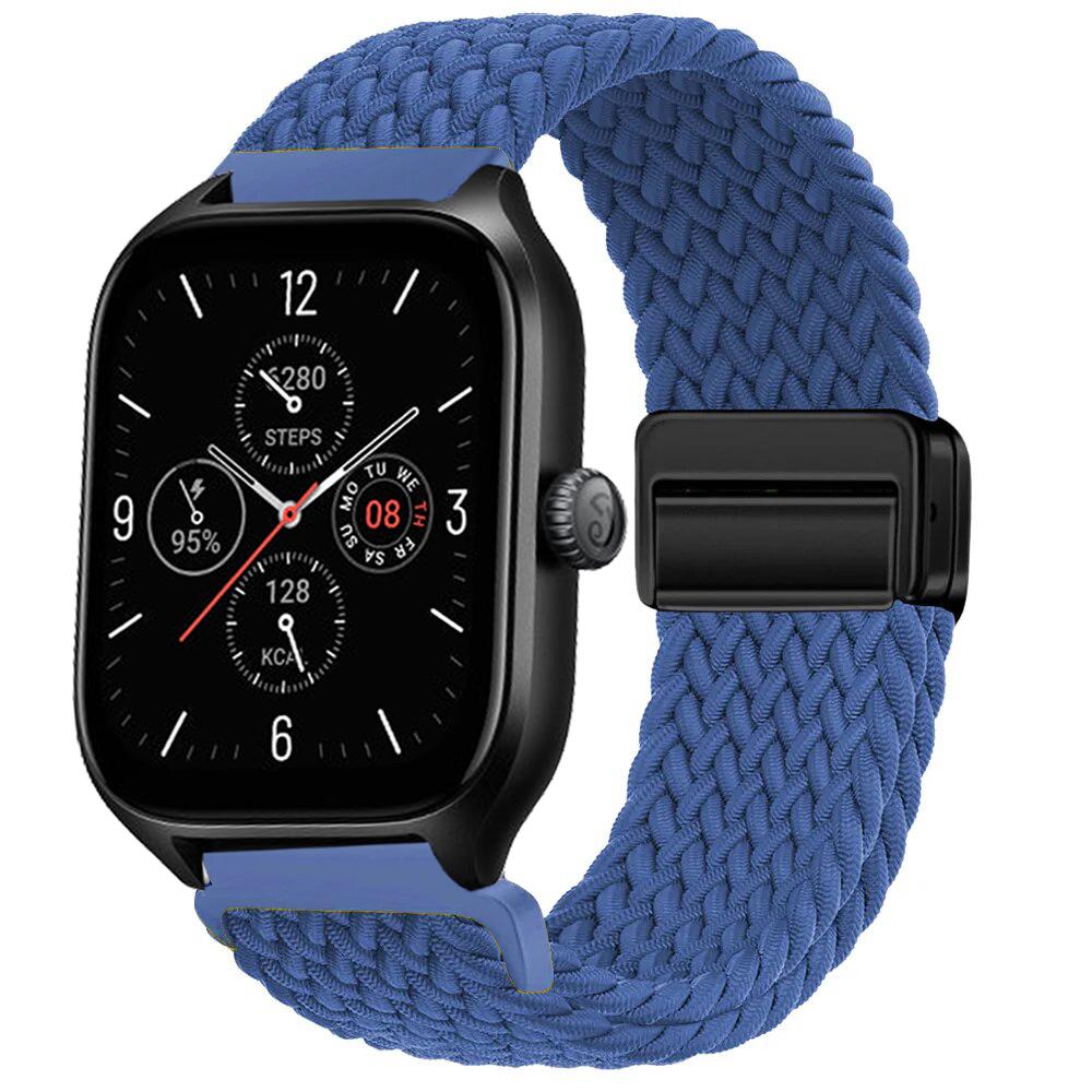Braided Solo Loop Strap For Amazfit GTS/2/2e/3/4/GTS2 Mini/GTR 2/2e/4/3/Pro Nylon Bracelet Amazfit Bip 6 5 20mm/22mm Watch Band