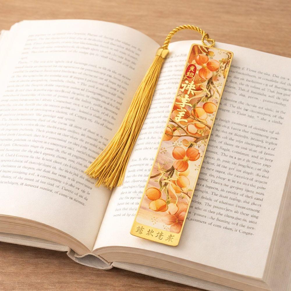 Wisiorek Dekoracyjny Metalowa Zakładka do Książek Zwisający Wisiorek Zakładki z Obrazami Olejnymi Artykuły Szkolne i Biurowe